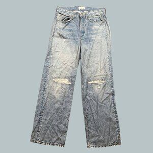 Rag & Bone Miramar Wide-Leg Jeans Sweatpants Light Denim Jeans Women's Size 26
